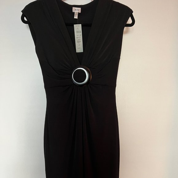 🎉HP🎉 Cache Black Knee Length Cocktail Dress - Picture 3 of 9